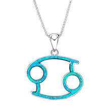 Load image into Gallery viewer, Opal Cancer Necklace displayed against a white background.
