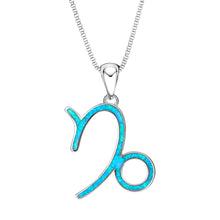Load image into Gallery viewer, Opal Capricorn Necklace displayed against a white background.