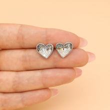 Load image into Gallery viewer, Abalone Sand Heart Studs - GoBeachy
