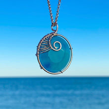 Load image into Gallery viewer, Agate Wave Necklace - Draft 05062022 - GoBeachy