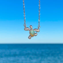 Load image into Gallery viewer, Gradient Sea Turtle Necklace - Draft 06302022 - GoBeachy