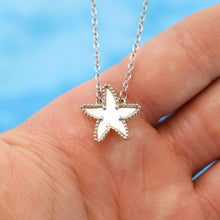 Load image into Gallery viewer, Mother of Pearl Starfish Necklace - Draft 07062022 - GoBeachy