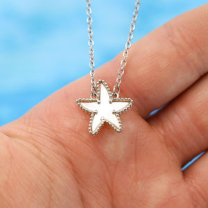 Mother of Pearl Starfish Necklace - Draft 07062022 - GoBeachy