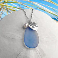 Load image into Gallery viewer, My Heart Belongs to the Sea Charm Necklace - Draft 05062022 - GoBeachy