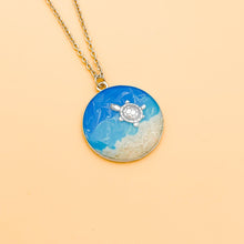 Load image into Gallery viewer, Ocean Resin Just Keep Swimming Necklace - GoBeachy