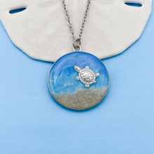 Load image into Gallery viewer, Ocean Resin Just Keep Swimming Necklace - GoBeachy