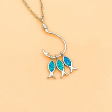 Load image into Gallery viewer, Opal Gone Fishing Necklace - Draft to Brandy 05172022 - GoBeachy