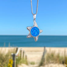 Load image into Gallery viewer, Opal Inlay Sea Star Necklace - Draft 05062022 - GoBeachy