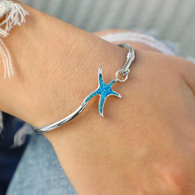 Load image into Gallery viewer, Opal Inlay Starfish Bracelet - GoBeachy