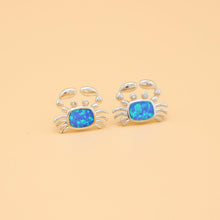 Load image into Gallery viewer, Opal Sideway Crab Studs - GoBeachy