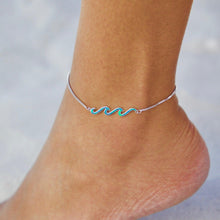 Load image into Gallery viewer, Opal Wave Anklet - GoBeachy