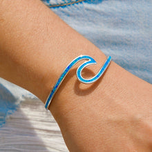 Load image into Gallery viewer, Opal Wave Cuff Bracelet - GoBeachy