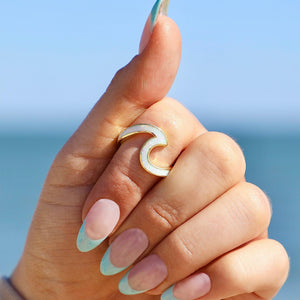 Opal Wave Ring - GoBeachy