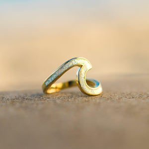 Opal Wave Ring - GoBeachy