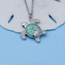 Load image into Gallery viewer, Sand Sea Turtle Necklace - GoBeachy