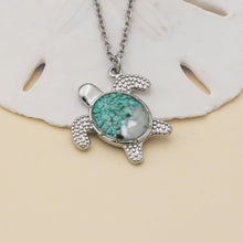 Load image into Gallery viewer, Sand Sea Turtle Necklace - GoBeachy