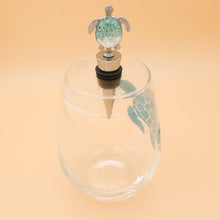 Load image into Gallery viewer, Sand Sea Turtle Wine Stopper - GoBeachy
