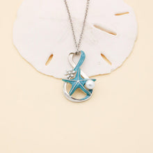 Load image into Gallery viewer, Starfish Pearl Infinity Necklace - GoBeachy